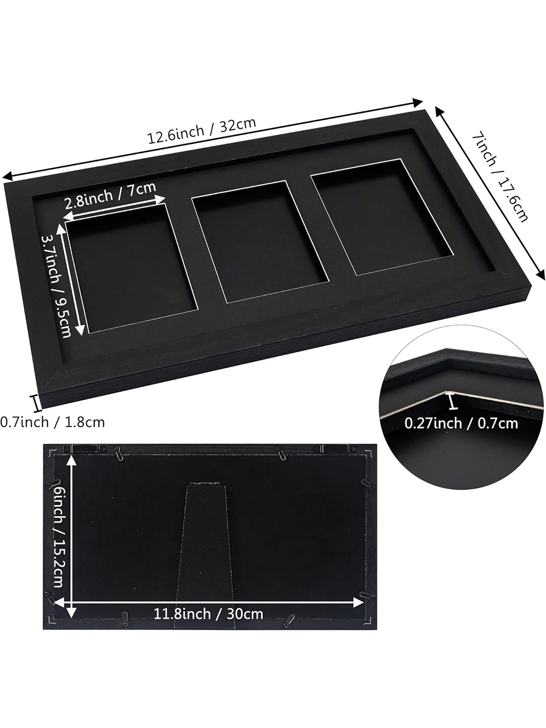 Trading Card Display Frame for Standard Trading Cards