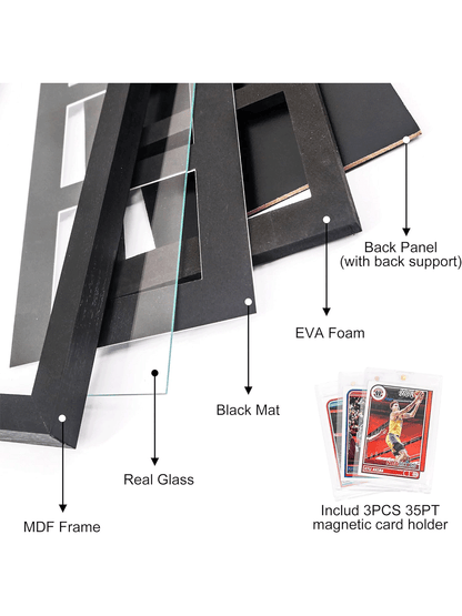Trading Card Display Frame for Standard Trading Cards