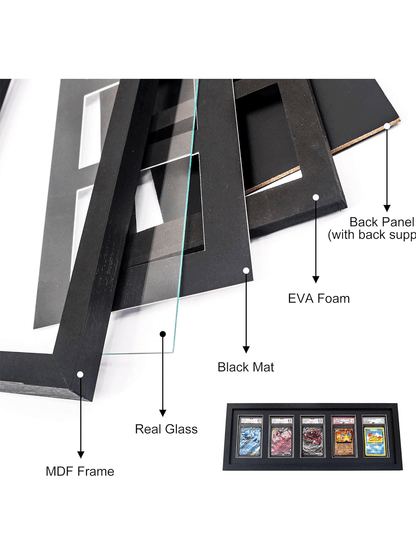 Trading Card Display Frame for PSA Graded Cards