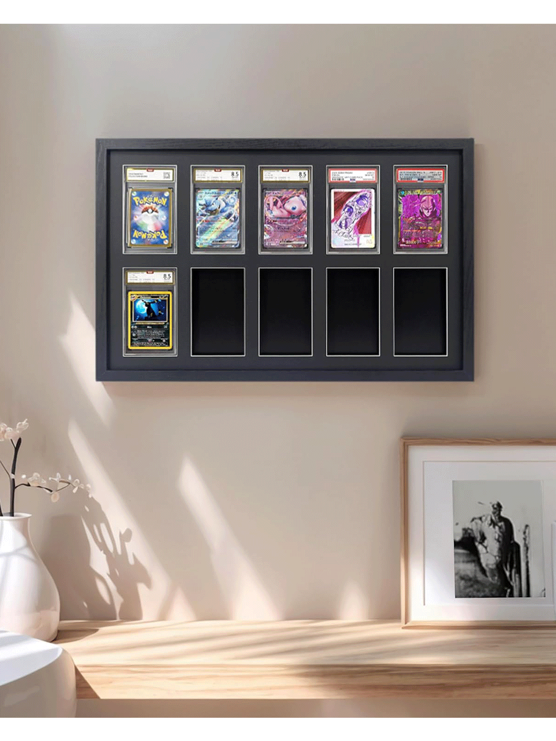 Trading Card Display Frame for PSA Graded Cards