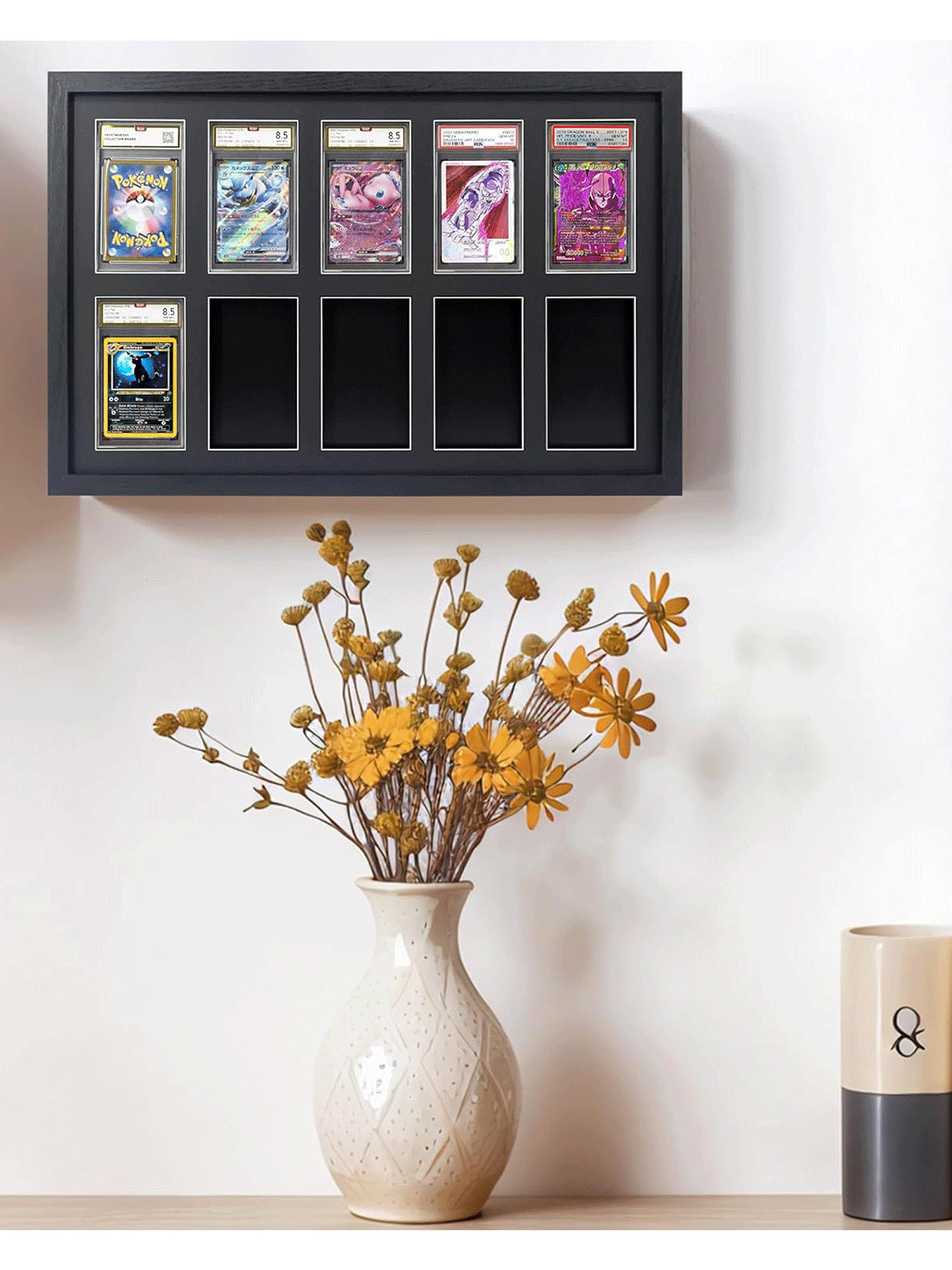 Trading Card Display Frame for PSA Graded Cards