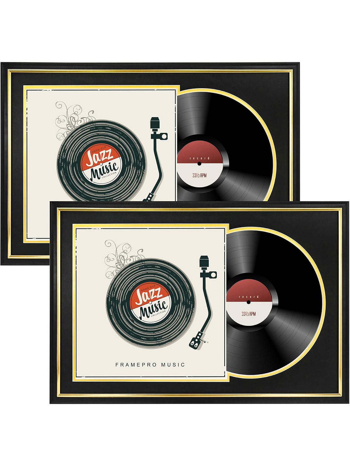 Vinyl Record Display Frame for LP Album Covers and Records