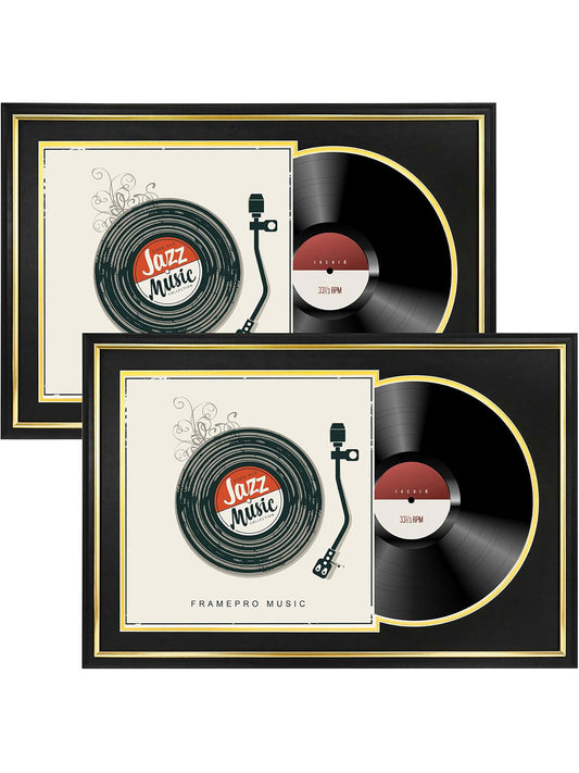 Vinyl Record Display Frame for LP Album Covers and Records
