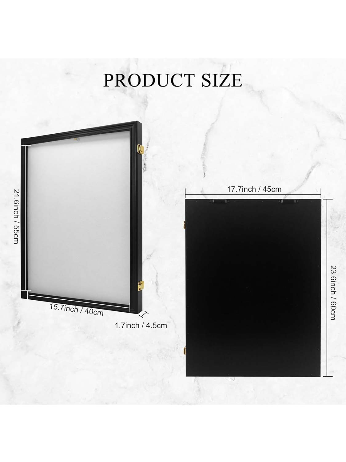 17x23 Inch Front Open Shadow Box Display Frame for Keepsakes